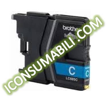 Compatibile BROTHER LC 985 Ciano